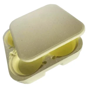 Porta Marmitex de Isopor EPS Nº 08 Global com 4 Cavidades – Bandeja Térmica para Transporte de Marmita e Delivery – Unidade