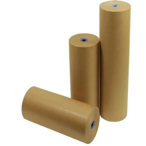 Bobina de Papel Kraft 60cm 80g Monolúcido Aprox. 170m – Papel Kraft para Embalagem e Proteção – Rolo Fechado