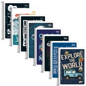Caderno Universitário Espiral Capa Flexível 96 Folhas 1 Matéria – Unidade