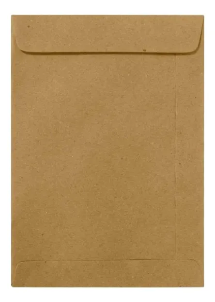 Envelope Saco Kraft Pardo 260x360mm 80g – Envelope Grande para Pastas e Processos A4 – Unidade Envelope Saco Kraft Pardo 260x360mm 80g – Unidade - Imagem 1