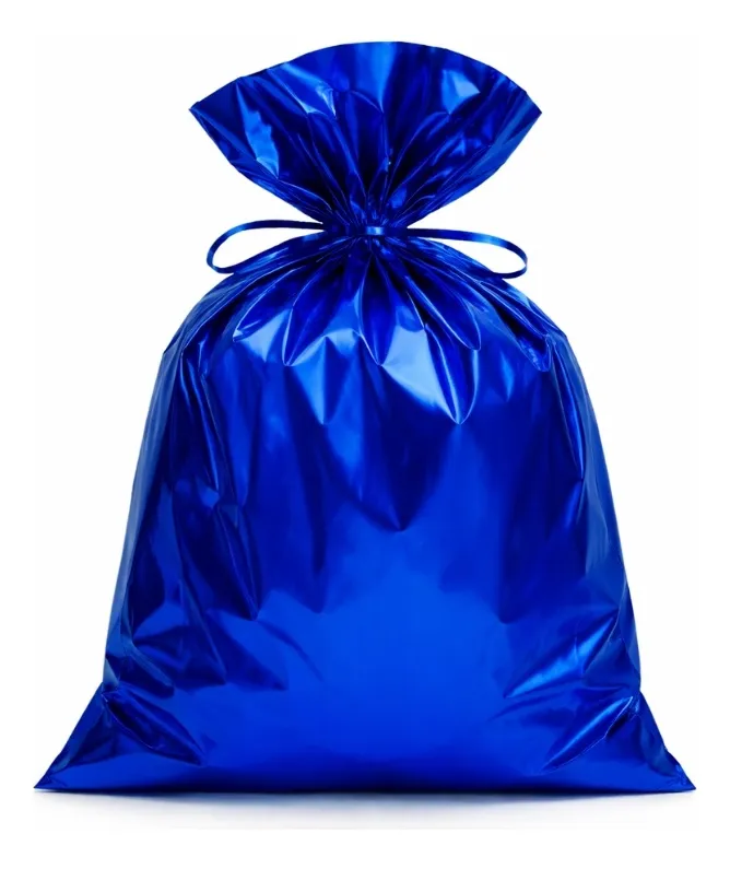 Saco Metalizado para Presente 60x90cm Casual Sortido Hiper Jumbo Unidade – Saquinho Brilhante 58x89cm para Edredom King, Malas e Pelúcias Gigantes Saco Metalizado para Presente 60x90cm Casual Sortido Hiper Jumbo - Unidade - Imagem 1